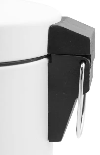 Poubelle à pédale en acier inoxydable avec seau intégré - Poubelle