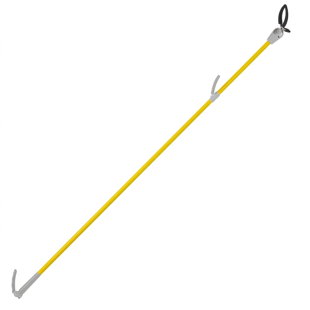 Pinza in diagonale su fondo bianco