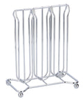 Portacapsule Caffè 30 Posti Verticale Doppio Fronte - Dispenser Organizer Metallo Cromato