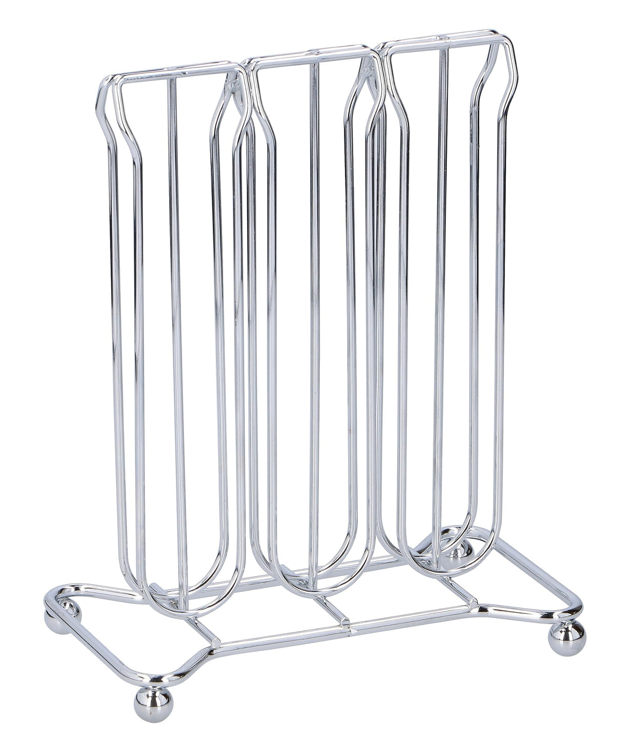 Portacapsule Caffè 30 Posti Verticale Doppio Fronte - Dispenser Organizer Metallo Cromato