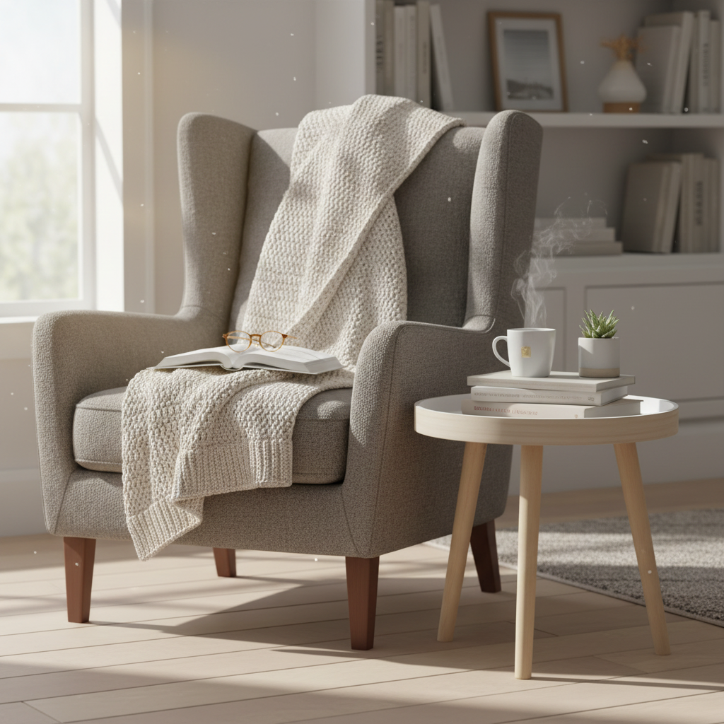 Reading nook accogliente