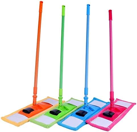 FERCASASHOP FLOOR CLEANING MOP WITH HIGH QUALITY MICROFIBER CLOTH AND TELESCOPIC HANDLE