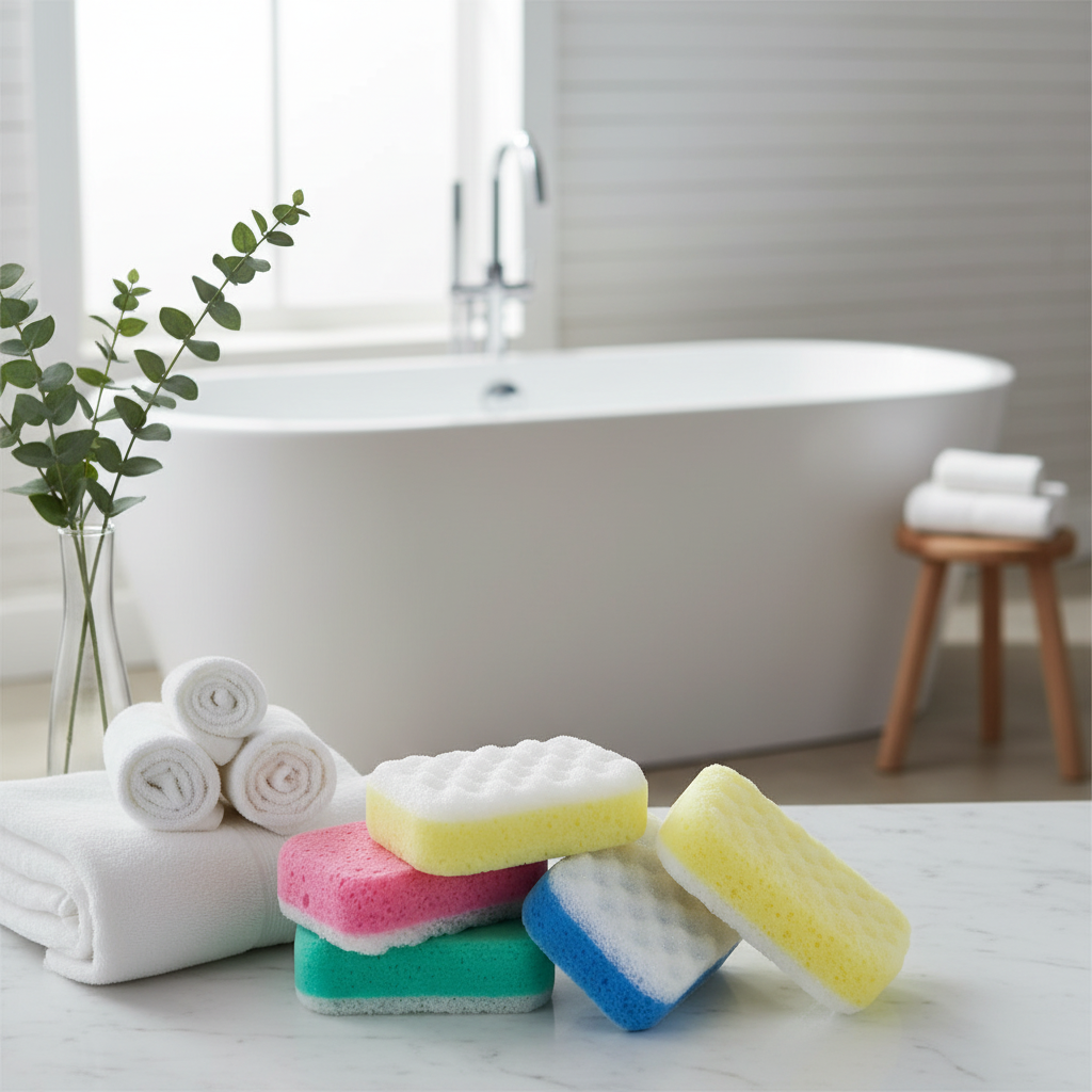 Spugne su marmo luxury spa