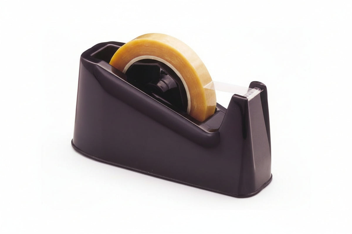 Dispenser Nastro Adesivo da Tavolo Professionale - Base Appesantita - Per Nastri 19mm x 66m