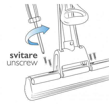Éponge de rechange pour balai Supermop